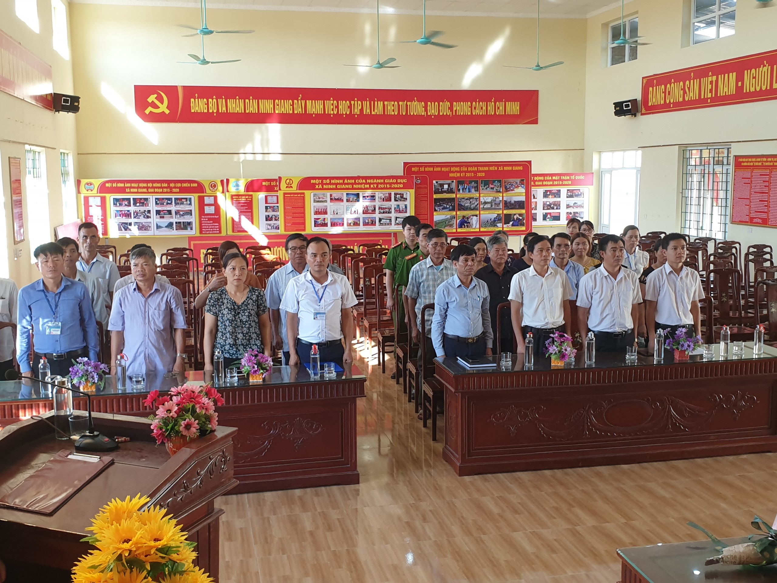 Công bố Quyết định thành lập chi bộ Quỹ tín dụng nhân dân Ninh Giang